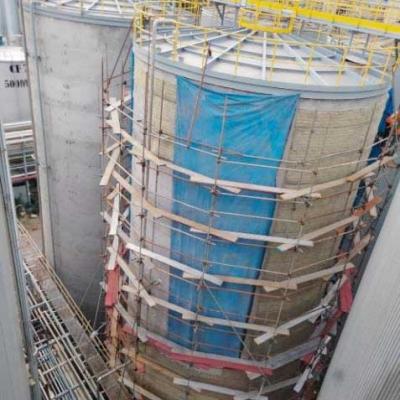 Pekerjaan Insulasi - Tank Install Scaffolding